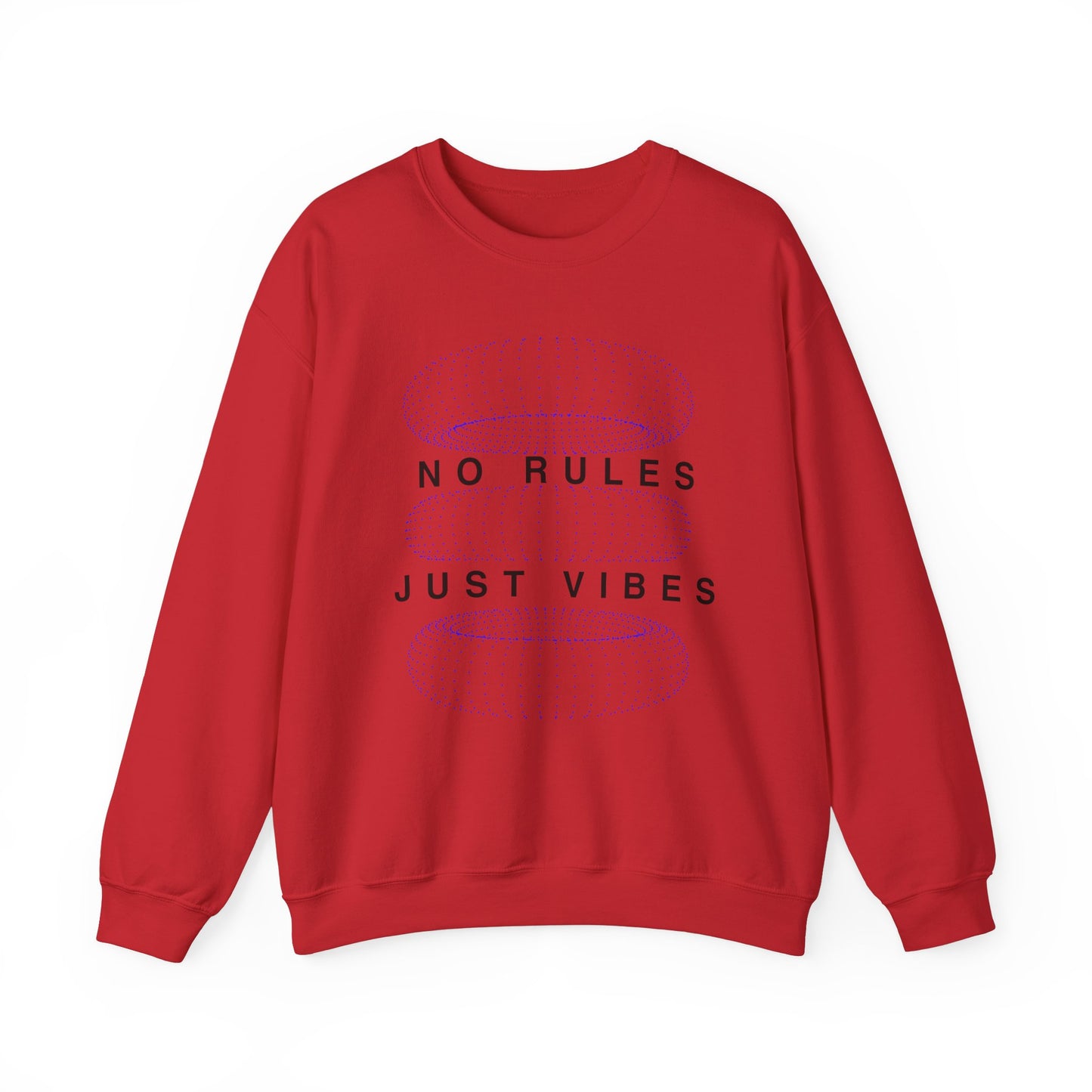 No Rules Just Vibes Light - Unisex Heavy Blend™ Crewneck Sweatshirt