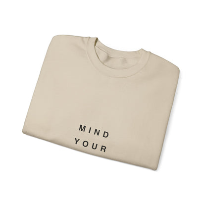 Mind Your Own Business Light - Unisex Heavy Blend™ Sweatshirt met ronde hals