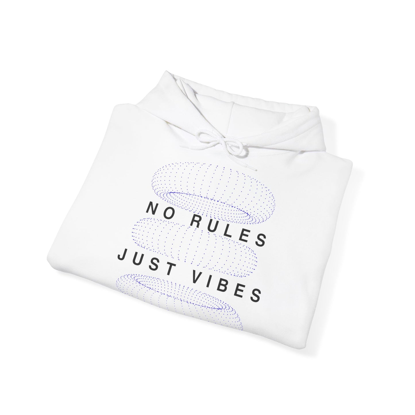 No Rules Just Vibes Light - Unisex Heavy Blend™ Hooded Sweatshirt