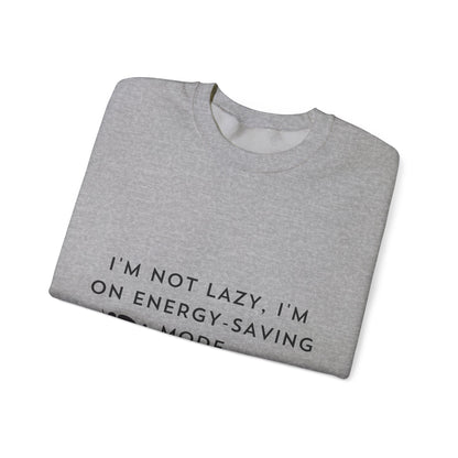 I Am Not Lazy Light - Unisex Heavy Blend™ Crewneck Sweatshirt