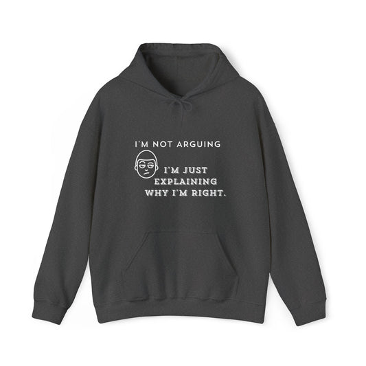 Ik Arguing Not Dark - Unisex Heavy Blend™ Sweatshirt met Capuchon