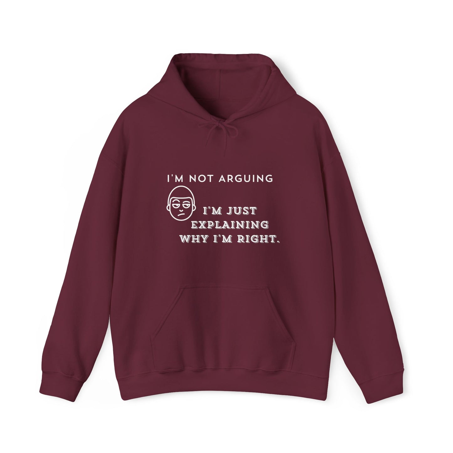 Ik Arguing Not Dark - Unisex Heavy Blend™ Sweatshirt met Capuchon