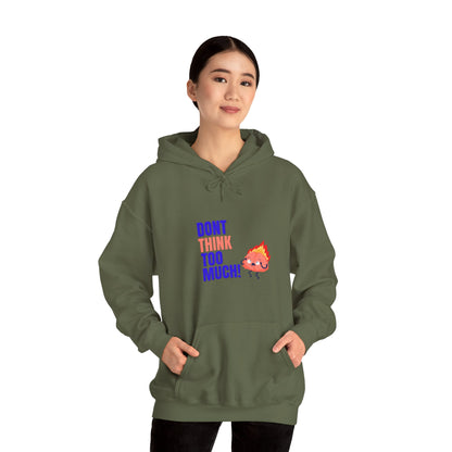 Denk niet te veel na - Unisex Heavy Blend™ Hooded Sweatshirt