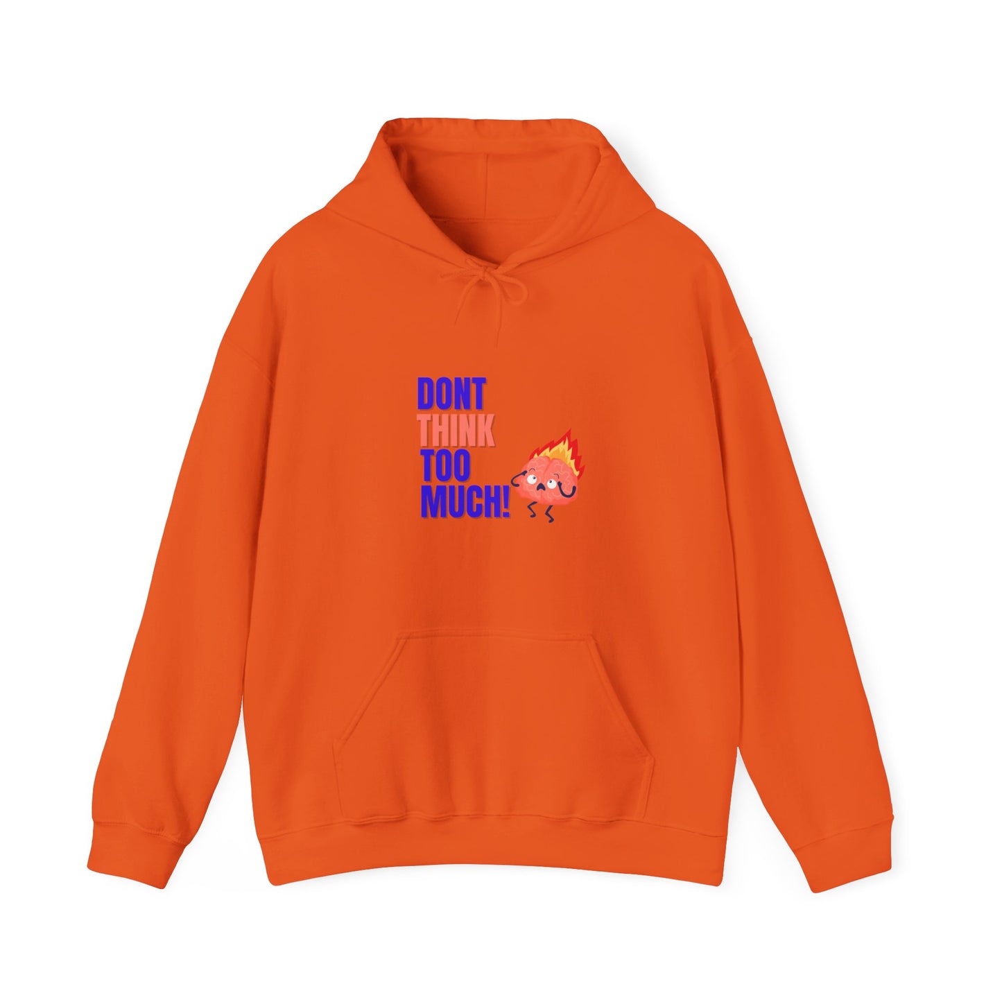 Denk niet te veel na - Unisex Heavy Blend™ Hooded Sweatshirt