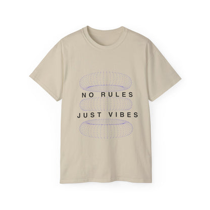 No Rules Just Vibes Light - Unisex Ultra Cotton Tee