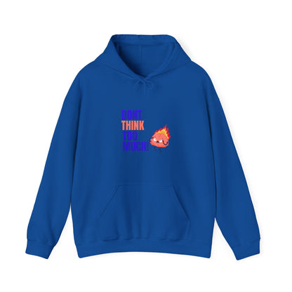 Denk niet te veel na - Unisex Heavy Blend™ Hooded Sweatshirt