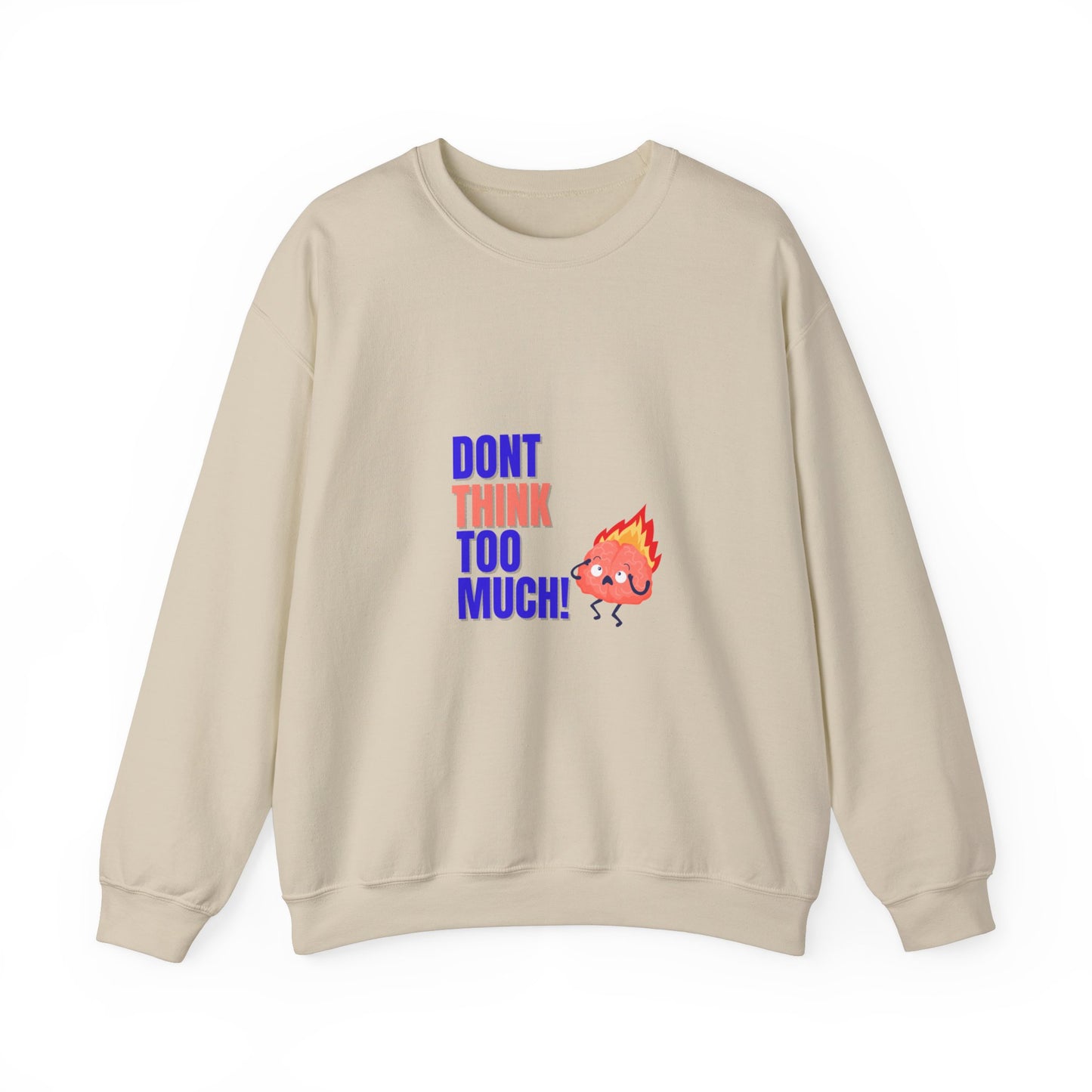 Denk niet te veel na - Unisex Heavy Blend™ Crewneck Sweatshirt