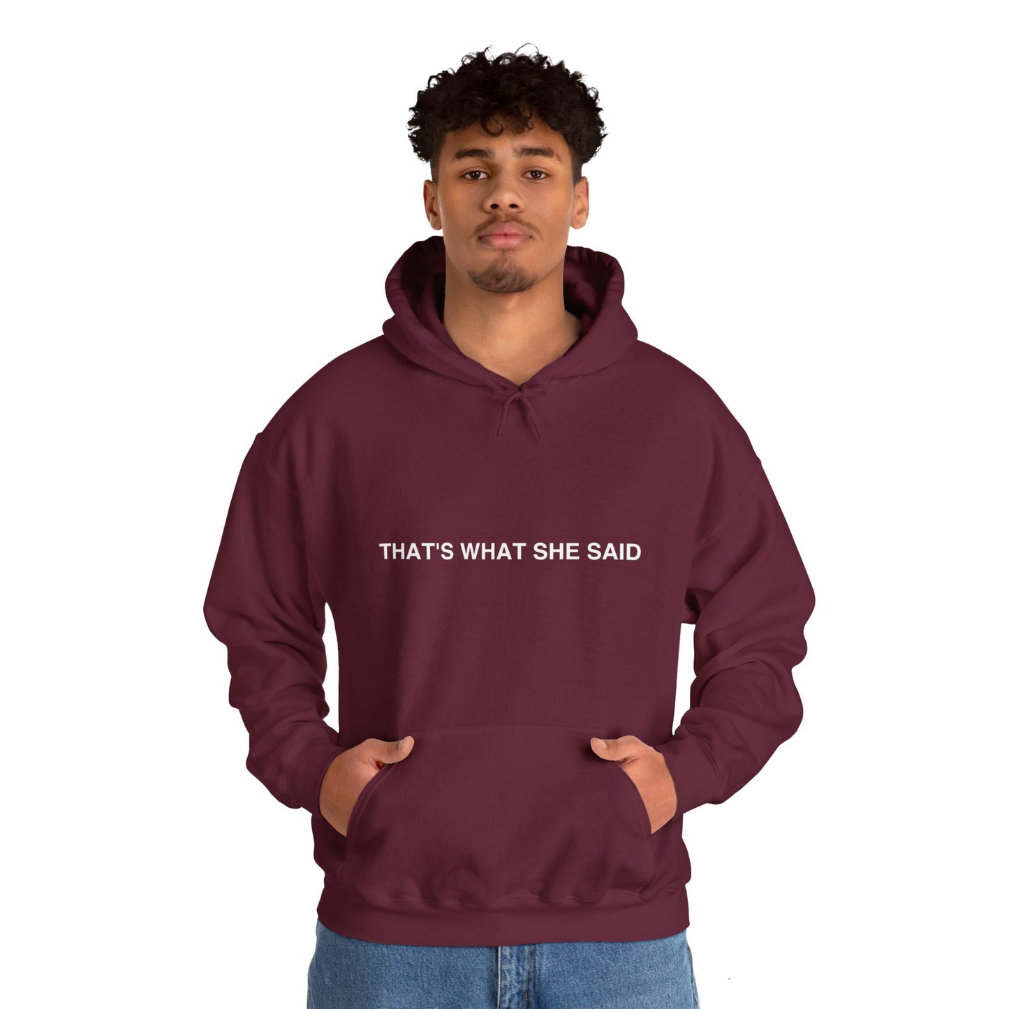 That`s What She Said Dark - Unisex Heavy Blend™ Hooded Sweatshirt