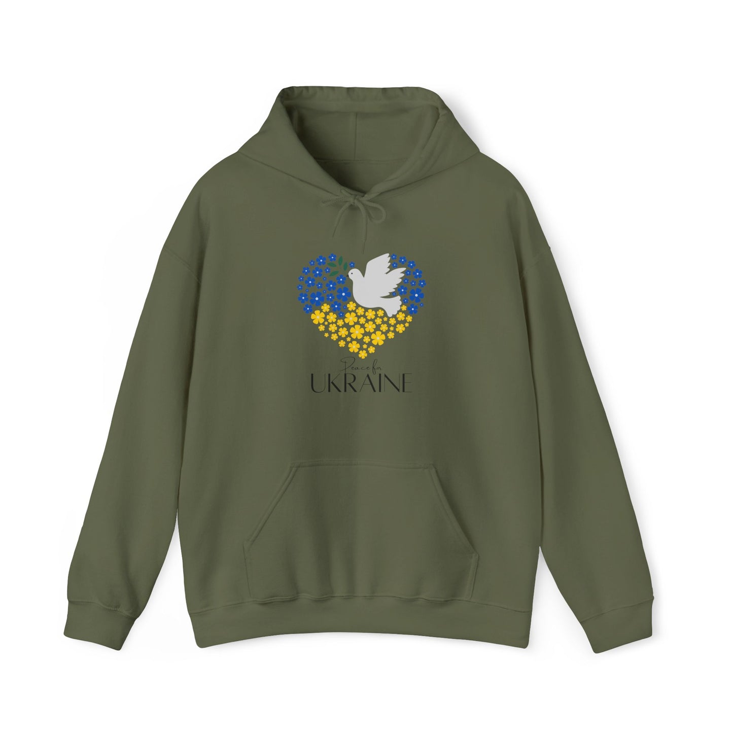 Peace for Ukraine light - Unisex Heavy Blend™ Hooded Sweatshirt