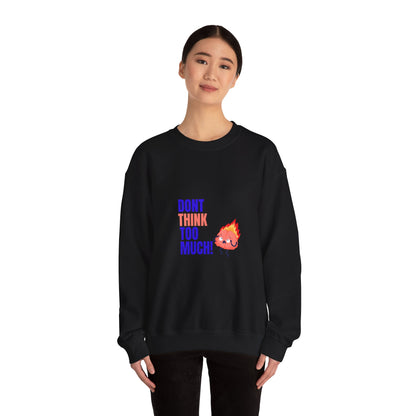 Denk niet te veel na - Unisex Heavy Blend™ Crewneck Sweatshirt