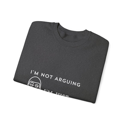 I Am Not Arguing Dark - Unisex Heavy Blend™ Crewneck Sweatshirt