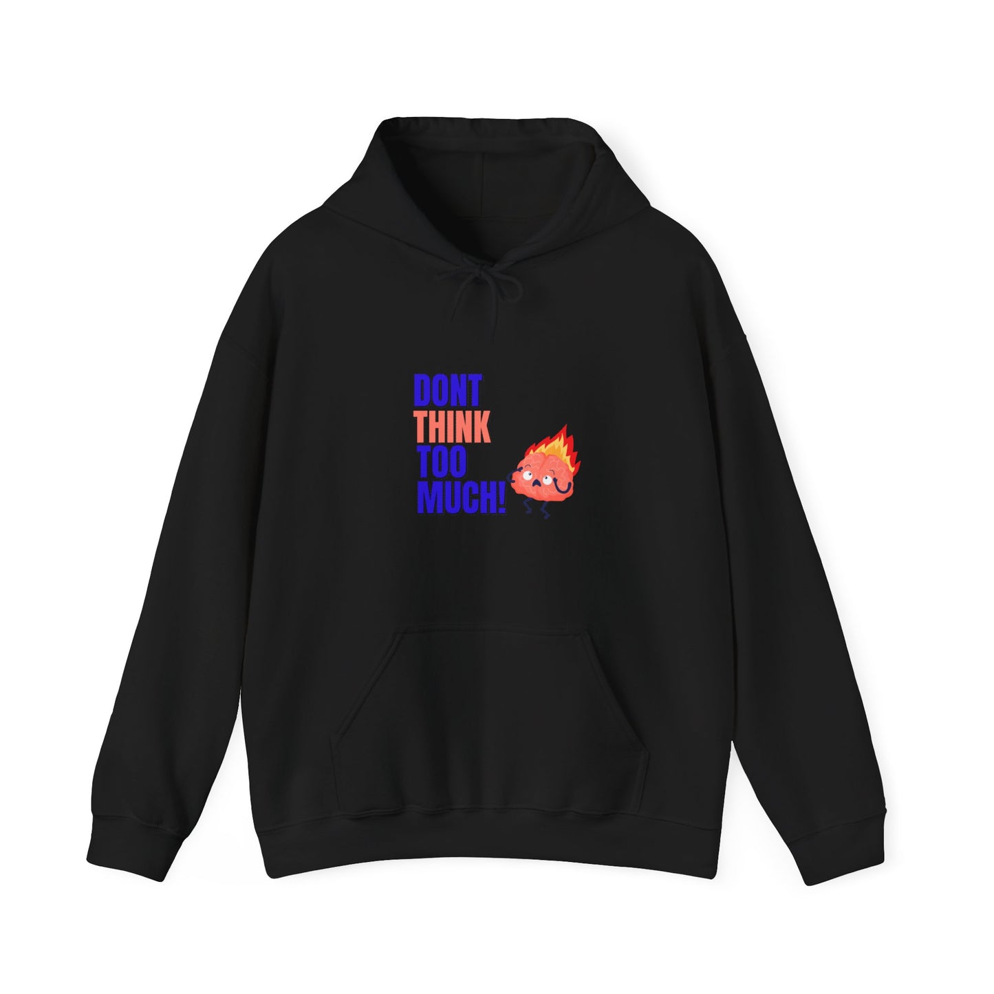 Denk niet te veel na - Unisex Heavy Blend™ Hooded Sweatshirt