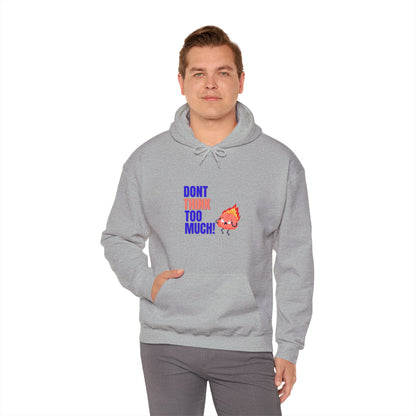 Denk niet te veel na - Unisex Heavy Blend™ Hooded Sweatshirt