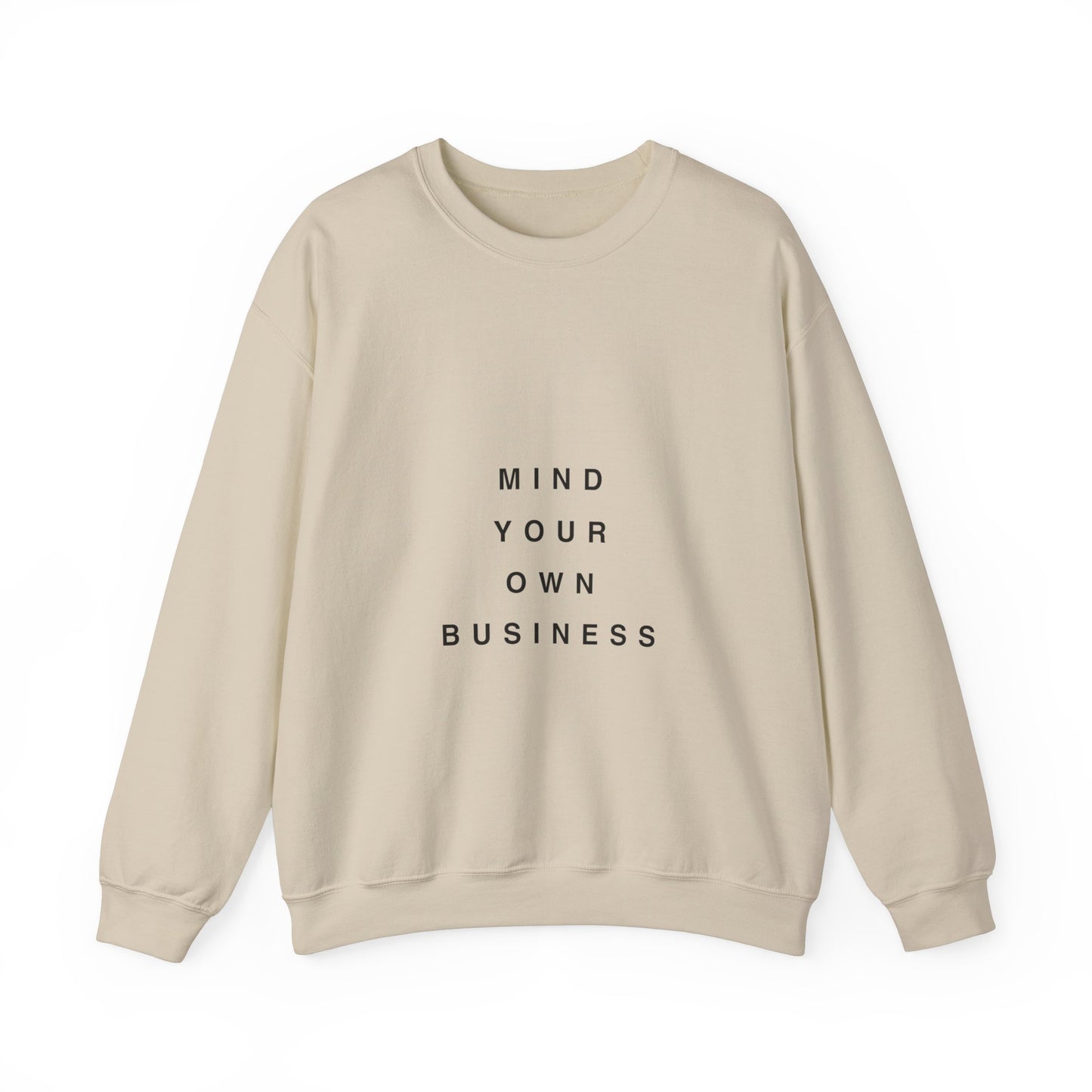 Mind Your Own Business Light - Unisex Heavy Blend™ Sweatshirt met ronde hals