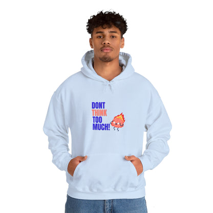 Denk niet te veel na - Unisex Heavy Blend™ Hooded Sweatshirt