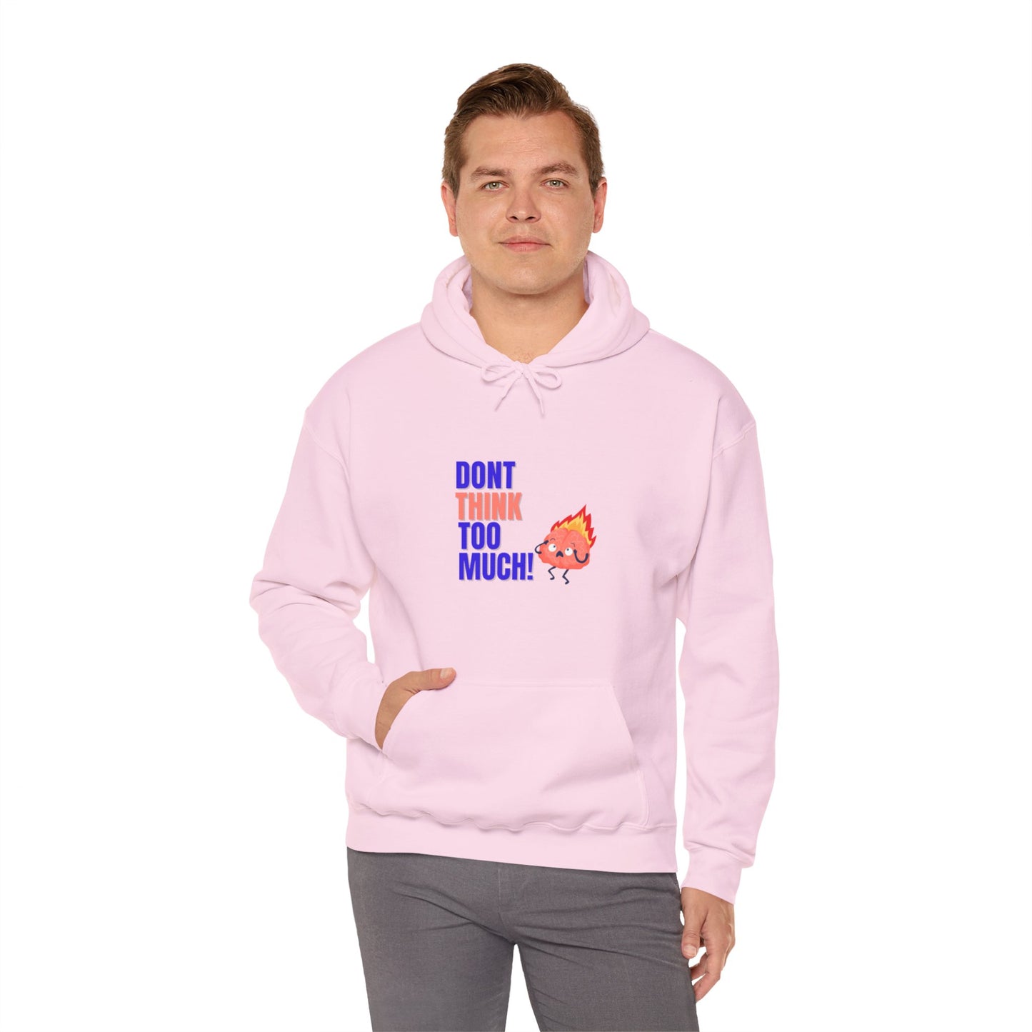 Denk niet te veel na - Unisex Heavy Blend™ Hooded Sweatshirt