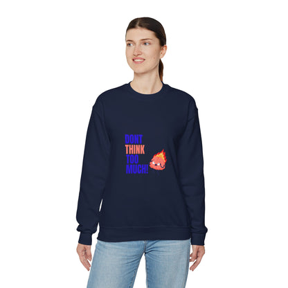 Denk niet te veel na - Unisex Heavy Blend™ Crewneck Sweatshirt