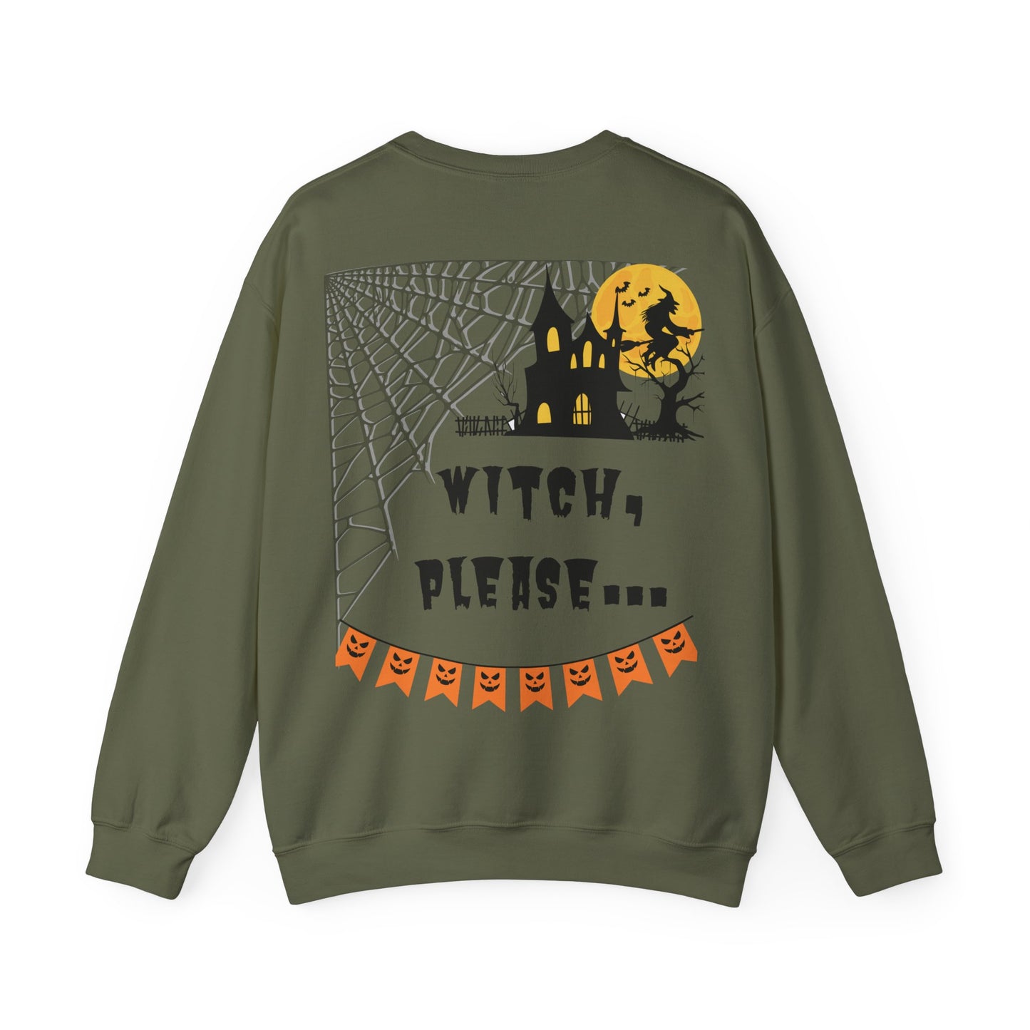 Heks, alsjeblieft... Halloween - Unisex Heavy Blend™ Crewneck Sweatshirt