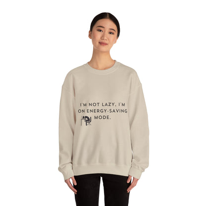 I Am Not Lazy Light - Unisex Heavy Blend™ Crewneck Sweatshirt