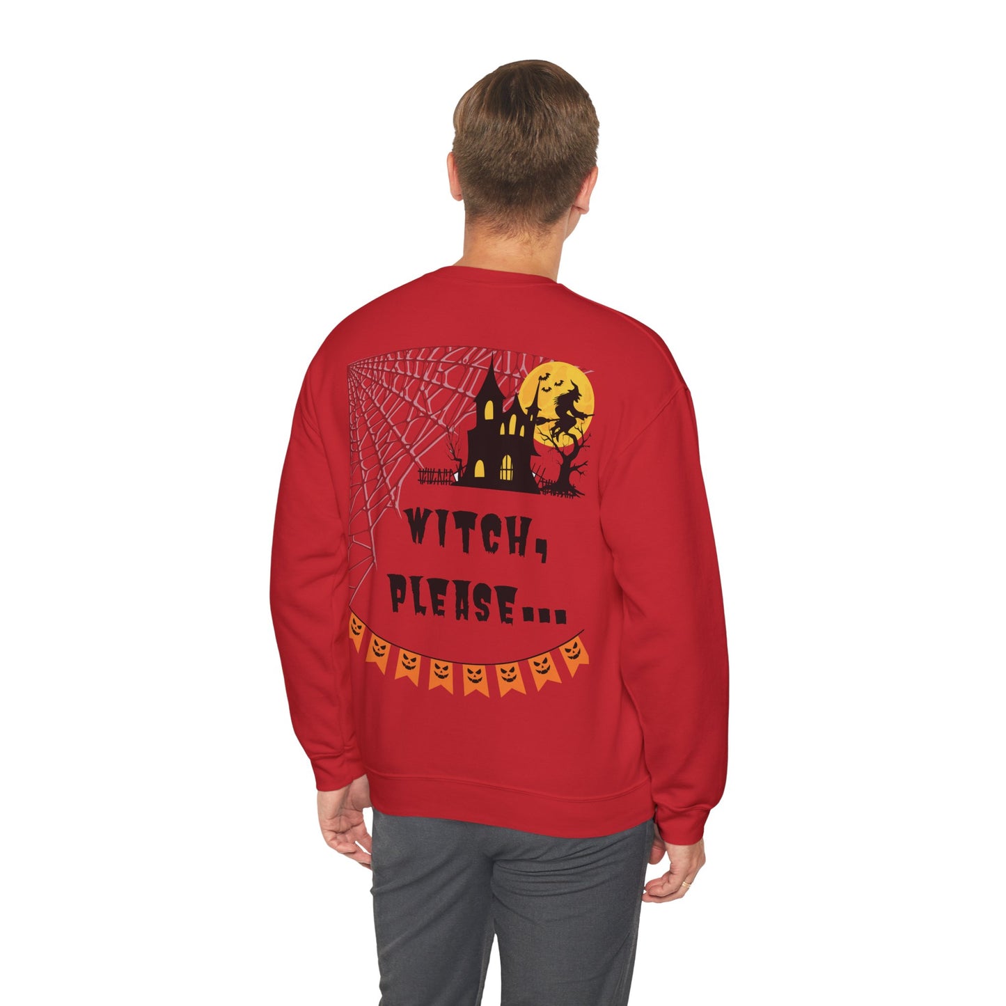 Heks, alsjeblieft... Halloween - Unisex Heavy Blend™ Crewneck Sweatshirt