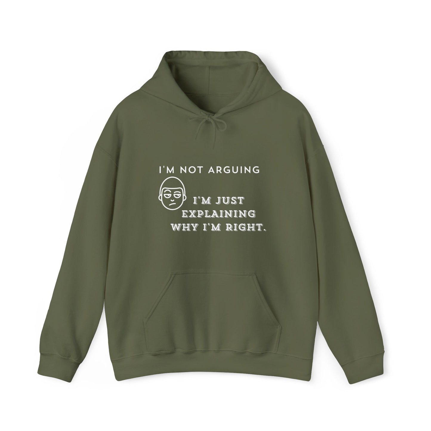 Ik Arguing Not Dark - Unisex Heavy Blend™ Sweatshirt met Capuchon