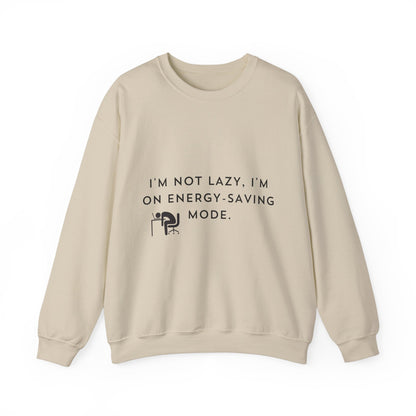 I Am Not Lazy Light - Unisex Heavy Blend™ Crewneck Sweatshirt