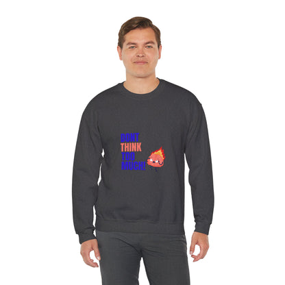 Denk niet te veel na - Unisex Heavy Blend™ Crewneck Sweatshirt