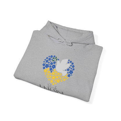 Peace for Ukraine light - Unisex Heavy Blend™ Hooded Sweatshirt