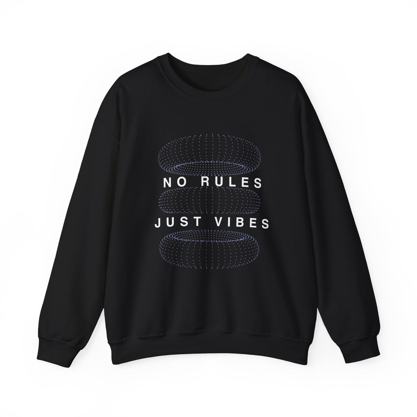 No Rules Just Vibes Dark - Unisex Heavy Blend™ Crewneck Sweatshirt