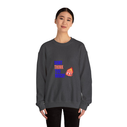 Denk niet te veel na - Unisex Heavy Blend™ Crewneck Sweatshirt