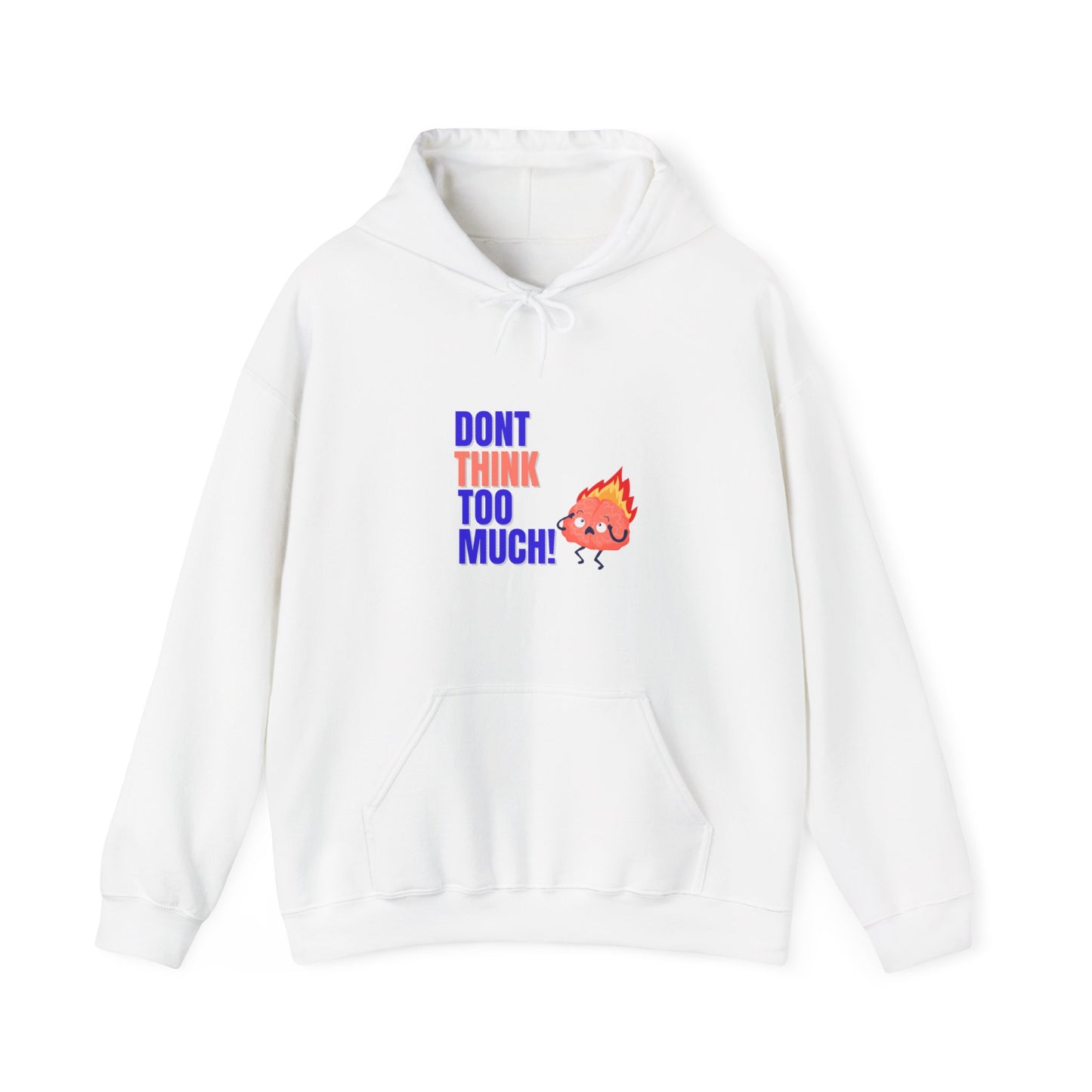 Denk niet te veel na - Unisex Heavy Blend™ Hooded Sweatshirt