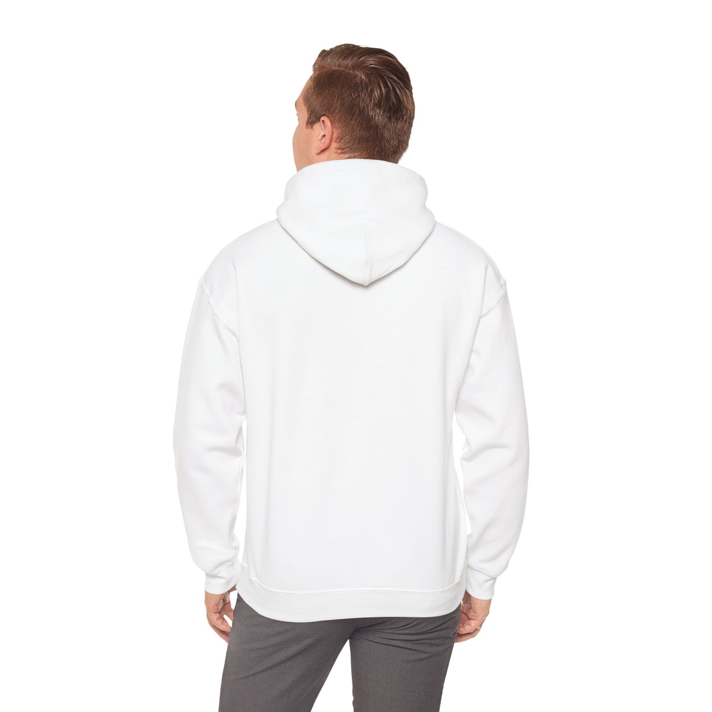 Denk niet te veel na - Unisex Heavy Blend™ Hooded Sweatshirt