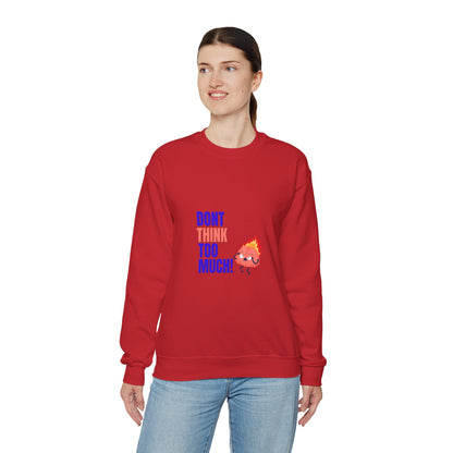 Denk niet te veel na - Unisex Heavy Blend™ Crewneck Sweatshirt