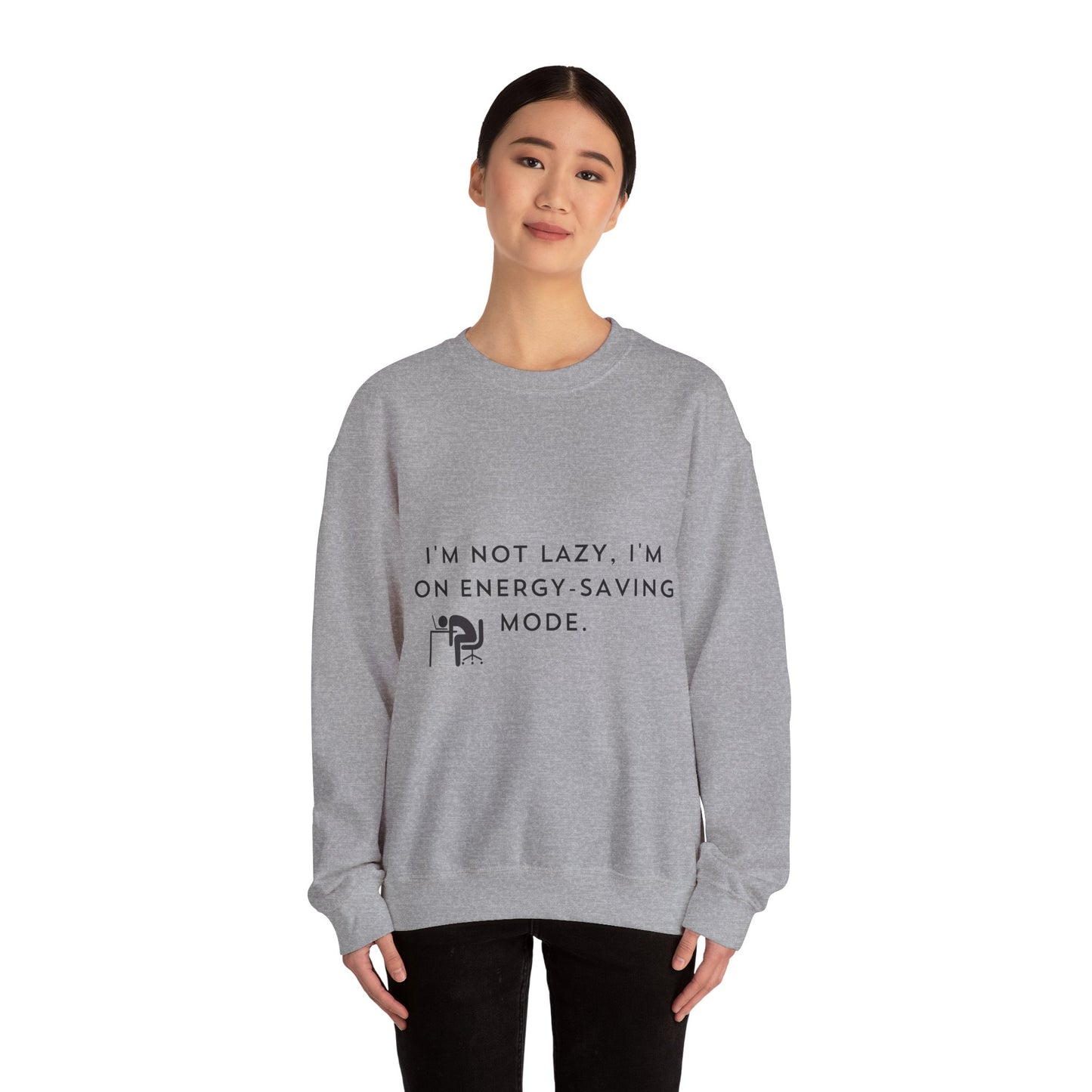 I Am Not Lazy Light - Unisex Heavy Blend™ Crewneck Sweatshirt