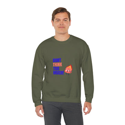 Denk niet te veel na - Unisex Heavy Blend™ Crewneck Sweatshirt