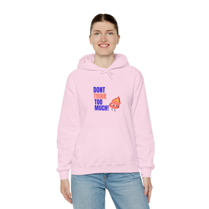 Denk niet te veel na - Unisex Heavy Blend™ Hooded Sweatshirt