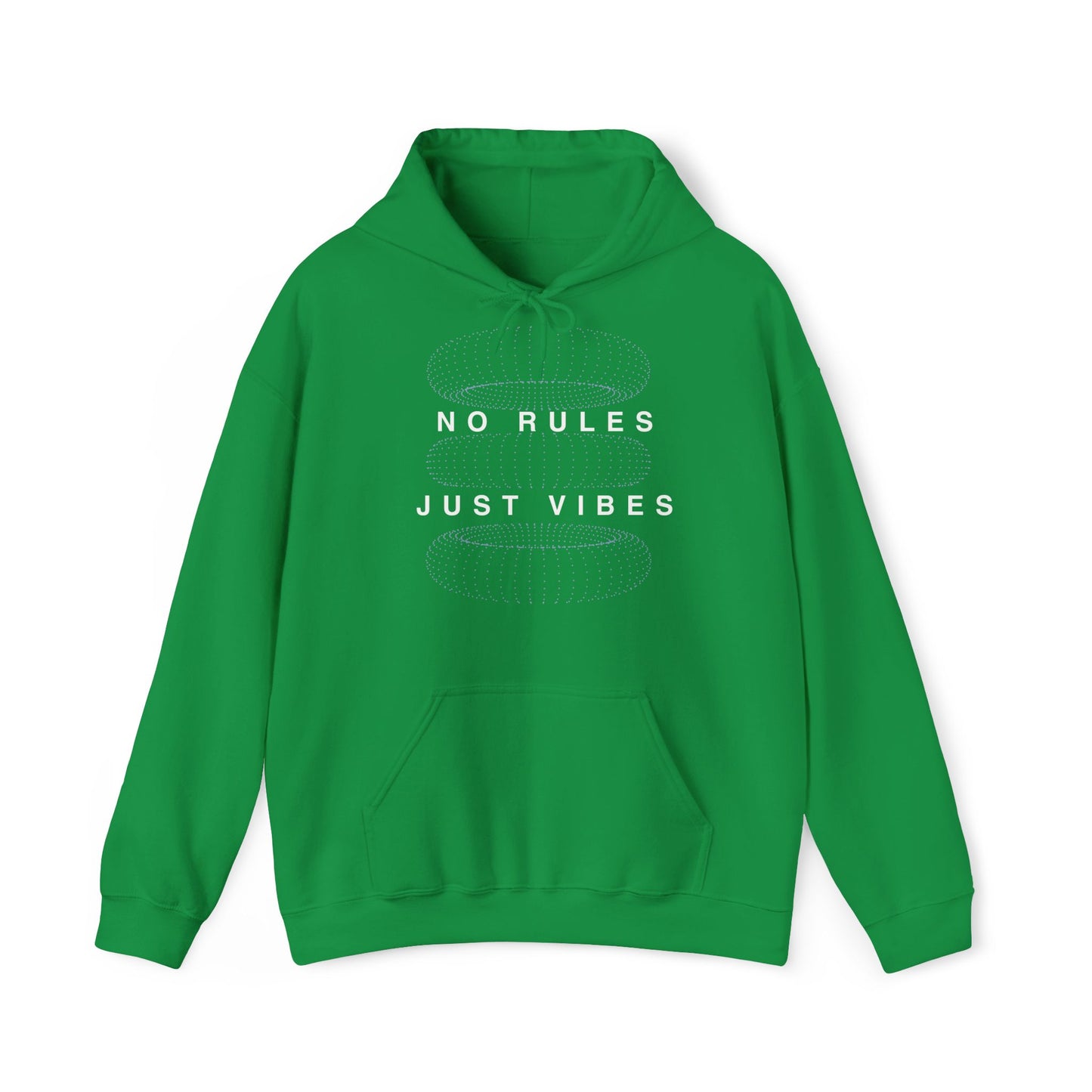 No Rules Just Vibes Dark - Unisex Heavy Blend™ Hooded Sweatshirt