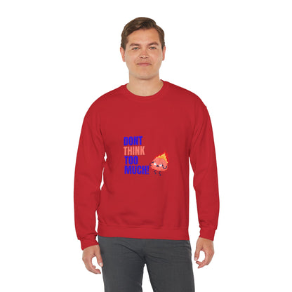 Denk niet te veel na - Unisex Heavy Blend™ Crewneck Sweatshirt