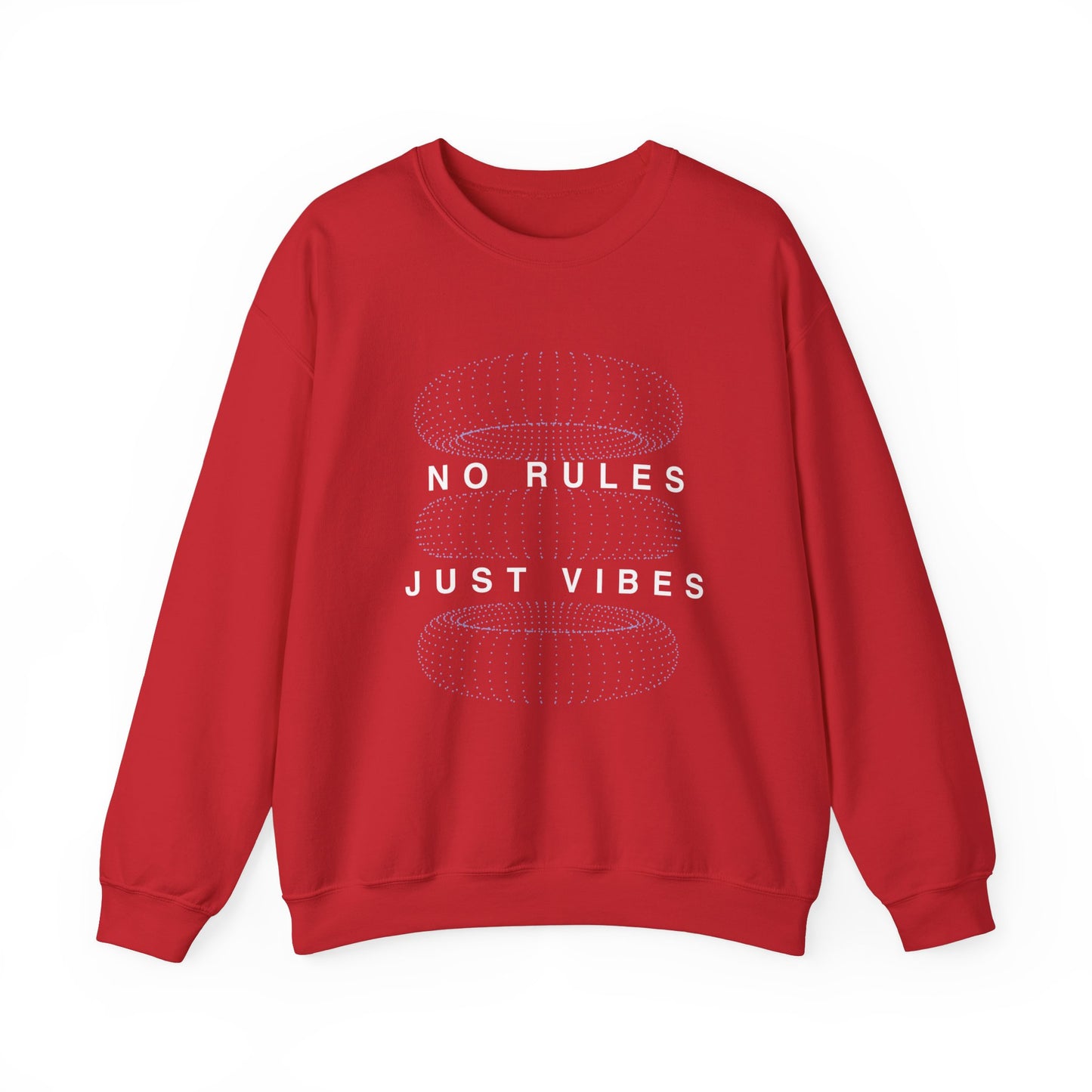 No Rules Just Vibes Dark - Unisex Heavy Blend™ Crewneck Sweatshirt