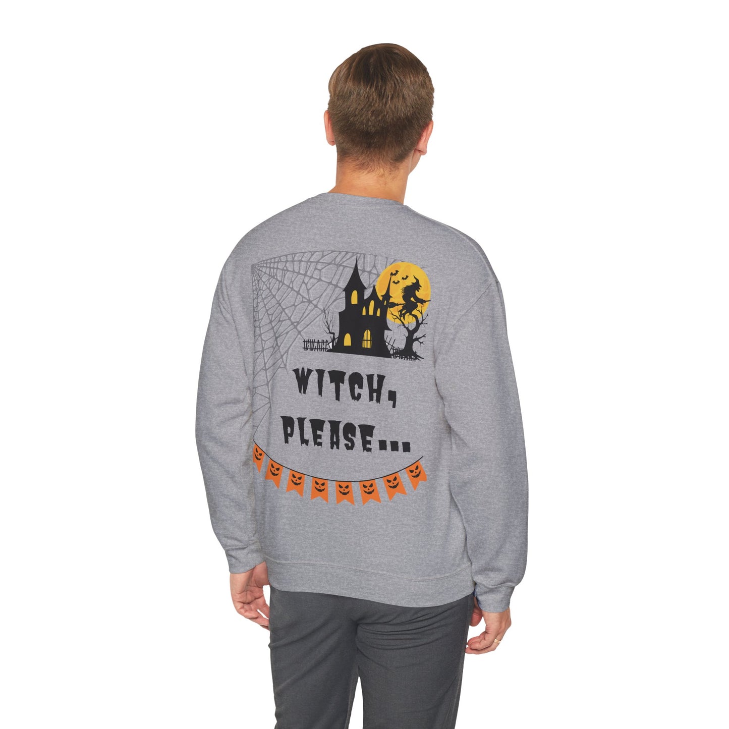 Heks, alsjeblieft... Halloween - Unisex Heavy Blend™ Crewneck Sweatshirt