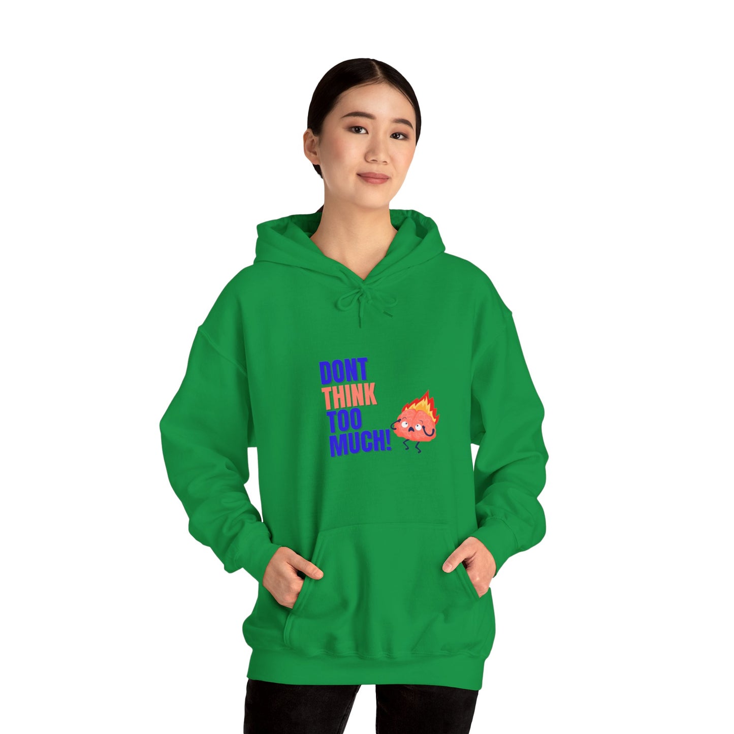 Denk niet te veel na - Unisex Heavy Blend™ Hooded Sweatshirt