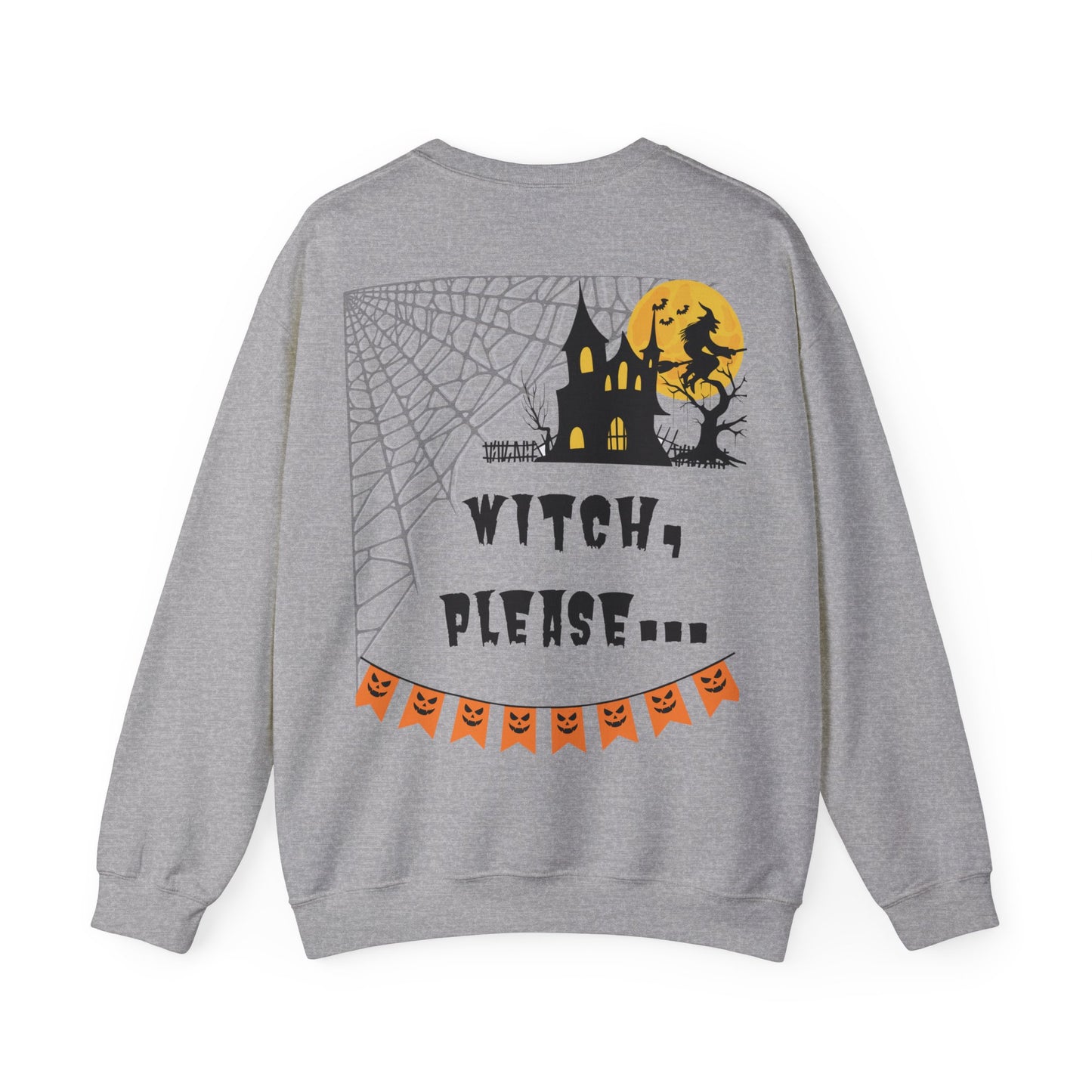 Heks, alsjeblieft... Halloween - Unisex Heavy Blend™ Crewneck Sweatshirt