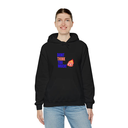 Denk niet te veel na - Unisex Heavy Blend™ Hooded Sweatshirt