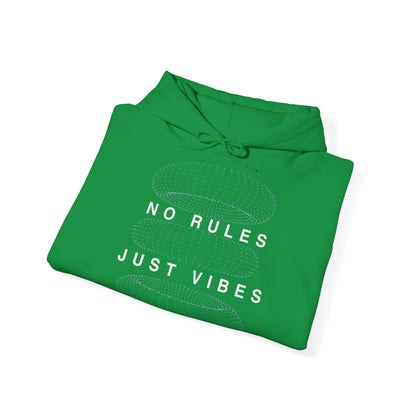 No Rules Just Vibes Dark - Unisex Heavy Blend™ Hooded Sweatshirt