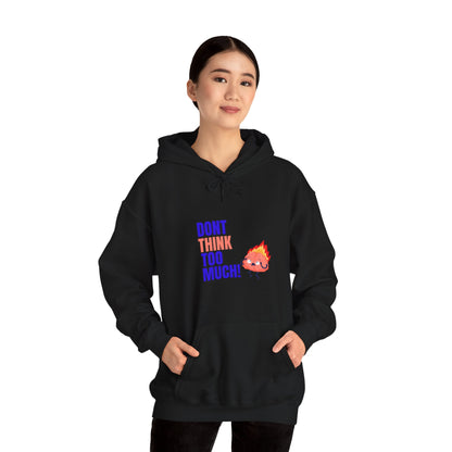 Denk niet te veel na - Unisex Heavy Blend™ Hooded Sweatshirt