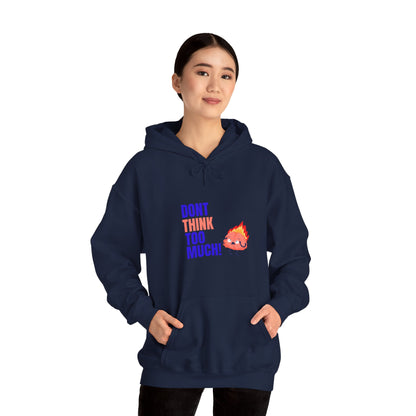 Denk niet te veel na - Unisex Heavy Blend™ Hooded Sweatshirt