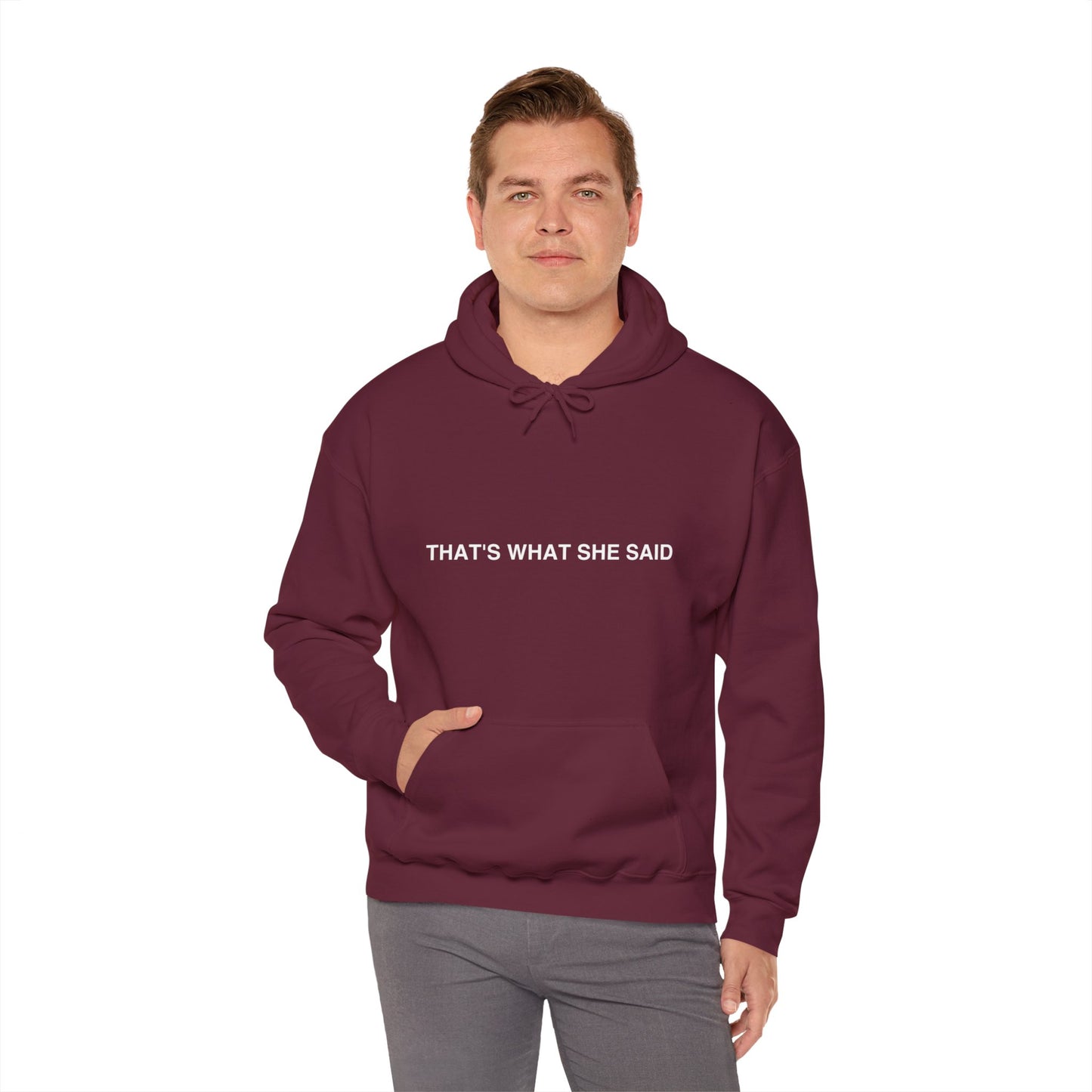 That`s What She Said Dark - Unisex Heavy Blend™ Hooded Sweatshirt