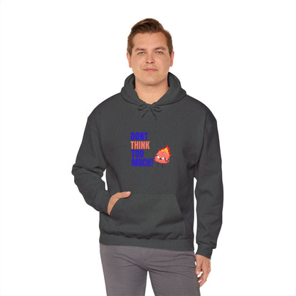 Denk niet te veel na - Unisex Heavy Blend™ Hooded Sweatshirt