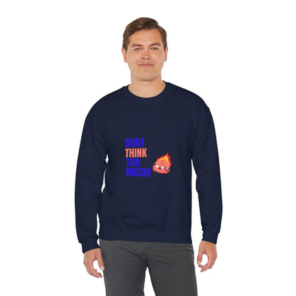 Denk niet te veel na - Unisex Heavy Blend™ Crewneck Sweatshirt