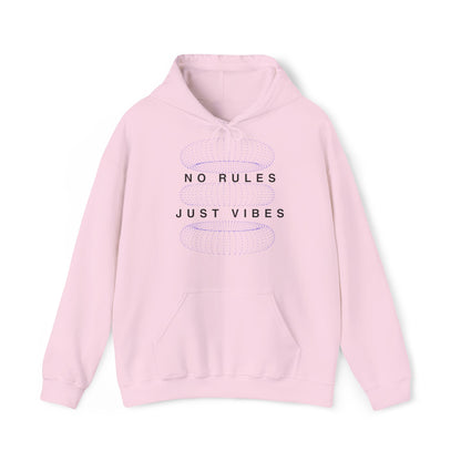 No Rules Just Vibes Light - Unisex Heavy Blend™ Hooded Sweatshirt